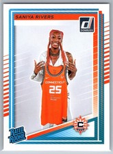 2025 Donruss WNBA Saniya Rivers Rookie #92 Connecticut Sun