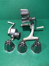 Vintage RIVAL KITCHENEER 10-123 Meat Grind-O-Mat Grinder & Salad Maker Shredder
