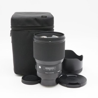 SIGMA 85mm F1.4 DG DN Art for Sony E includes pouch and hood  condition prime 71