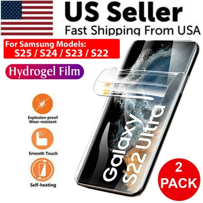 THE PERFECT PART 2PCS HYDROGEL Screen Protector For Samsung Galaxy S25 S24 S23 S22 Ultra Plus NEW