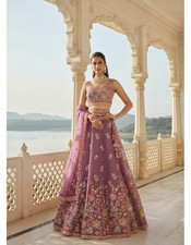 Bride Reception Party Wear Lehenga choli wedding Festival Wear