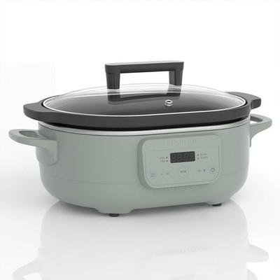 6 Quart Programmable Slow Cooker Removable Healthy Nonstick Pot - Small Kitch...