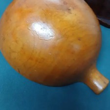 Old Wooden Basin  Ladle Small Set Official