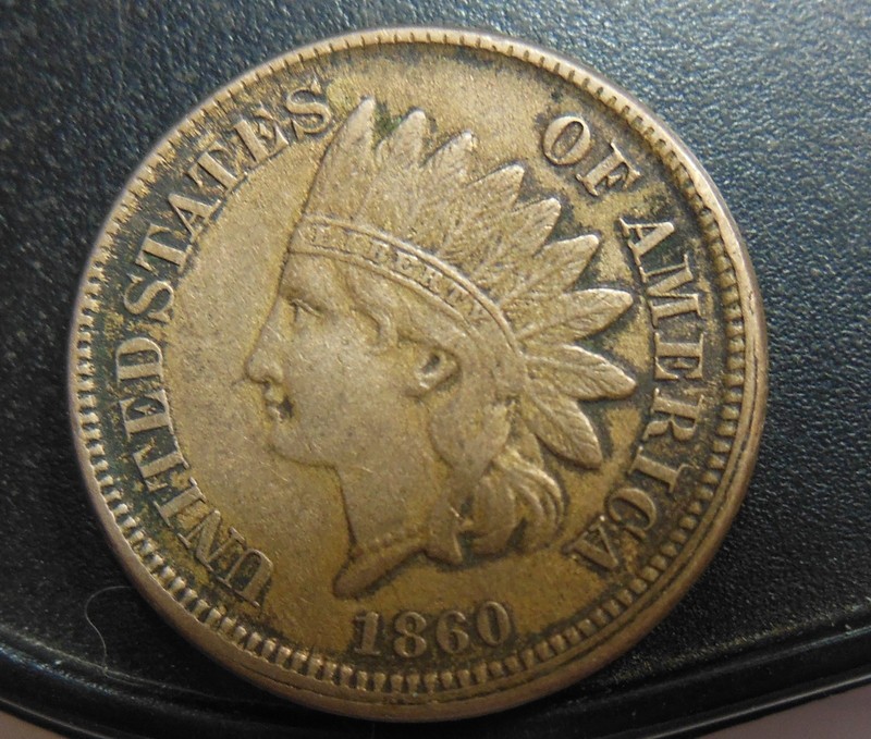 NICE 1860 COPPER NICKEL CENT