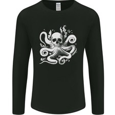 A Cthulhu Kraken Octopus Mythology Mens Long Sleeve T-Shirt