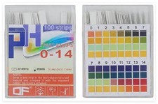 Health Universal pHTeststrip 014 Szeroki zakres i cztery podkładki do kwaśnego a...