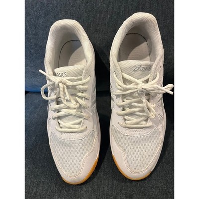 ASICS Upcourt 5 Women s Indoor Court Shoes White/Silver US 8.5 EU 40 UK 6.5 