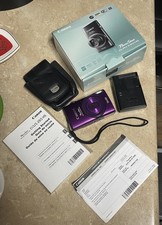 Rare Canon Power Shot ELPH340HS Digital Camera With Box Battery Charger Case