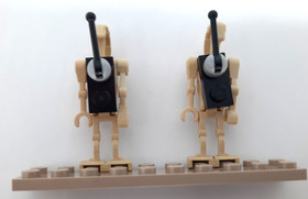 LEGO Star Wars Lot of 20 Battle Droids sw0001 w/ Custom Radio Backpacks Set 7662