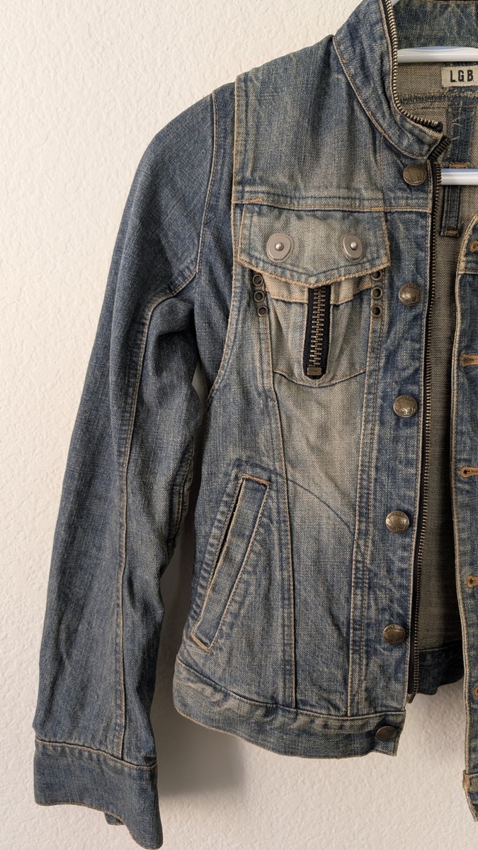 L.G.B. Mens Denim Jacket | eBay