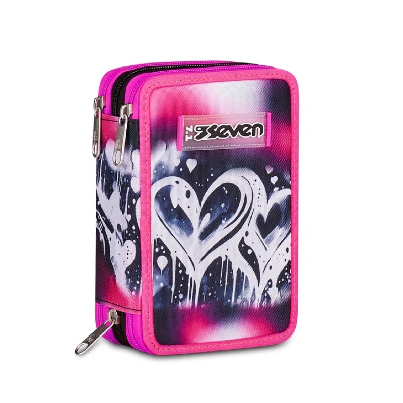 ASTUCCIO SEVEN 3 ZIP PLUMPY LINE GIRL COMPLETO - Immagine 3