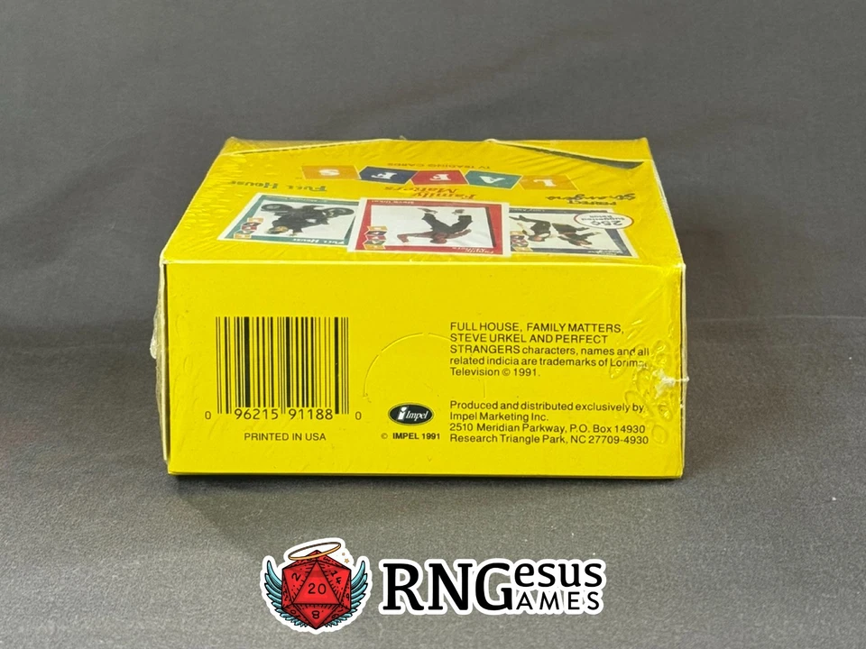 Paquete de 36 tarjetas de TV Laffs 1991 caja sellada de fábrica asuntos completos de casa y familia Foto 4 de 4