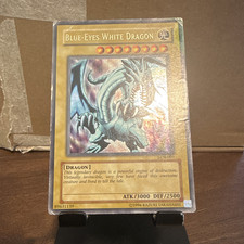 Konami Yu-Gi-Oh Blue-Eyes White Dragon LOB-001 Ultra Rare Holo Unlimited