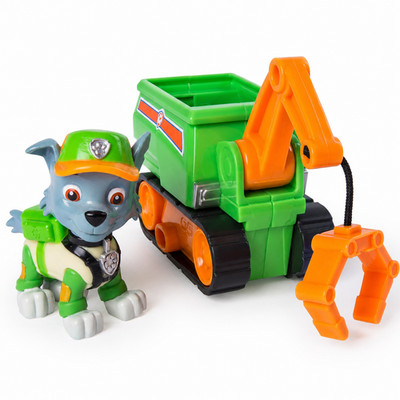 PAW Patrol Ultimate Rescue Rocky Mini Crane Spielzeugfahrzeug mit Figur