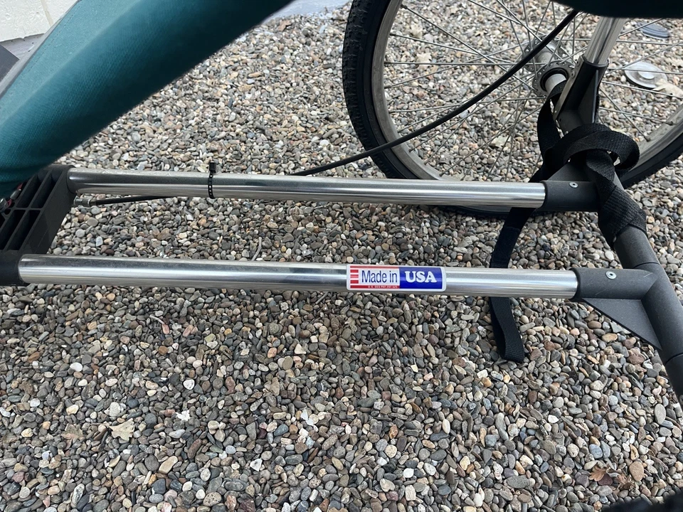 Cochecito de bebé Jogger - Plegable con cestas traseras e inferiores, freno y correa de seguridad - Foto 2 de 4