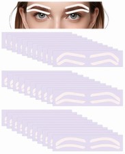 90 Pairs Eyebrow Stickers Stencils, 3 Shapes Disposable Eyebrow Tape Strips f...