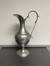 Zinn Vase Henkelvase Engel Punze ! 95% seltenes Sammlerstück ca. 31 cm 571 g*