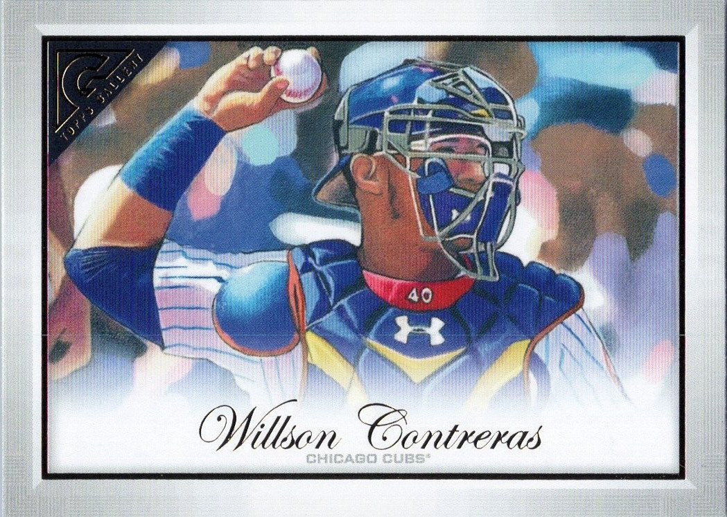 2019 Topps Gallery #92 Willson Contreras Chicago Cubs