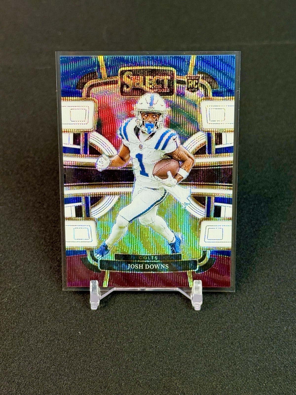 2023 Panini Select - Concourse Josh Downs #44 Tri-Color Prizm /259 (RC)
