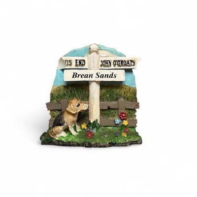 Brean Sands Burnham-On-Sea Keramik Sammlerstück Souvenir Kühlschrankmagnet Reise
