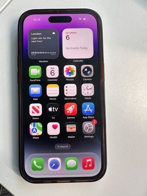 Apple iPhone 14 Pro 256GB Deep Purple, entsperrt, US Model A2650, (nur E-SIM)