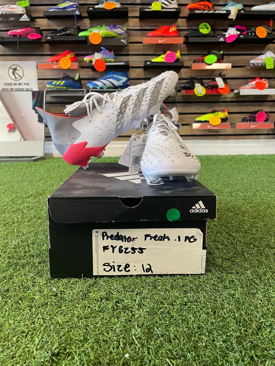 adidas Predator Freak.1 F Soccer Cleats US Size 12 - White/Red | eBay