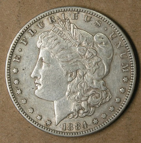 $1 1884-S Morgan Silver Dollar XF+ San Francisco Mint * AvenueCoin
