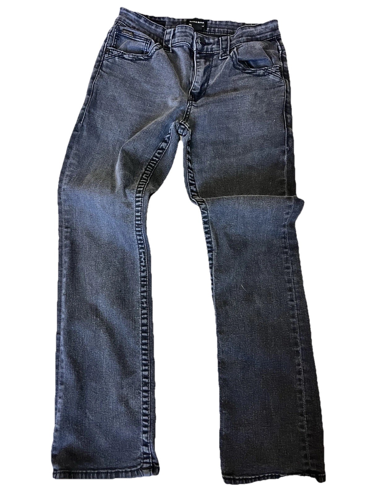 BUCKLE BLACK Jeans Women Fit NO. 3 BOOTCUT SLIM FIT 32 X 32 black