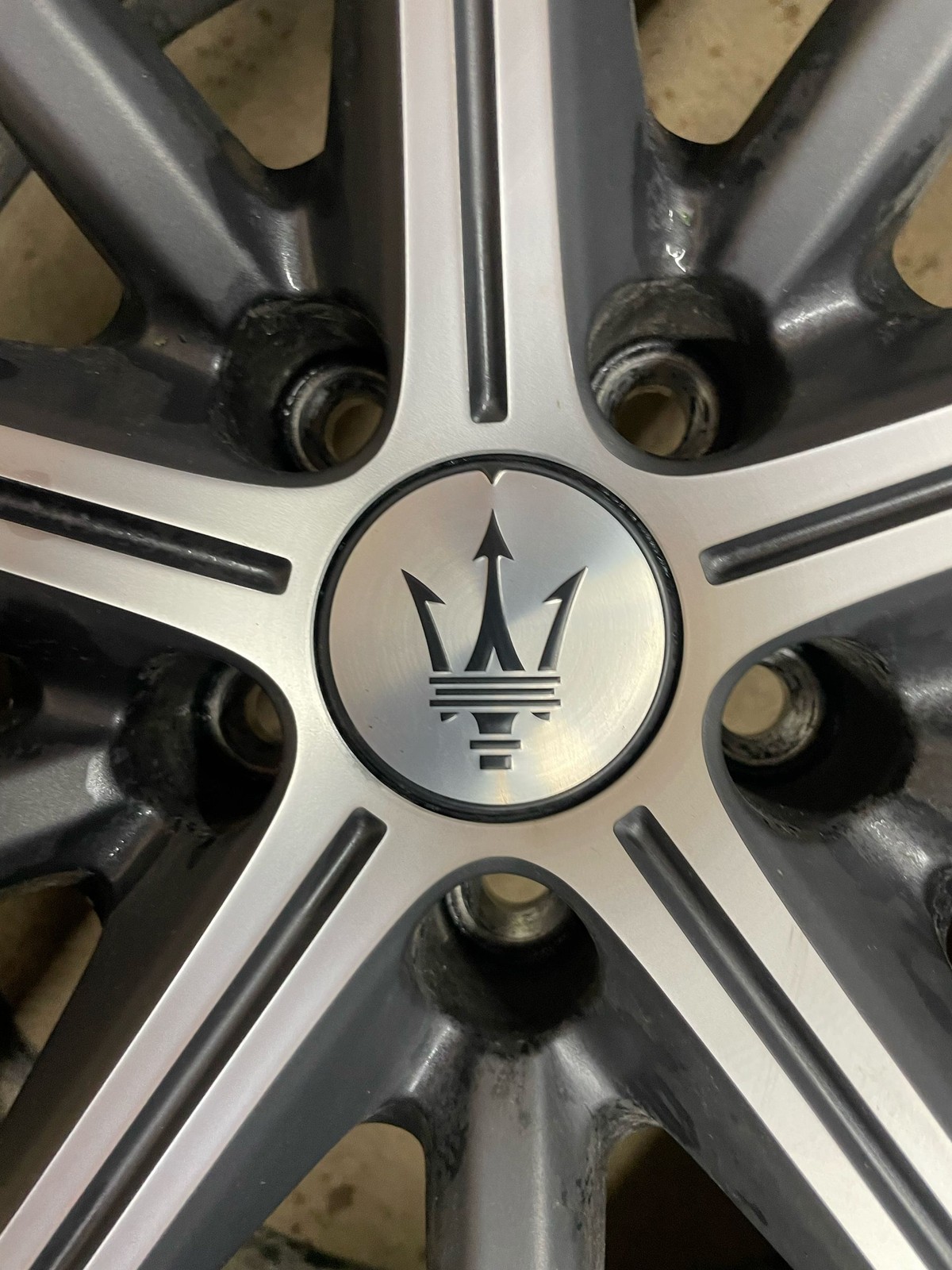 2023-2026 MASERATI GRECALE GT M182 (C) 21X9 21 INCH MACHINED FACE GRAY WHEEL RIM