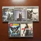 Lot of 5 PS3 Games Batman Arkham City Asylum & Origins Lego Batman Just Cause 2