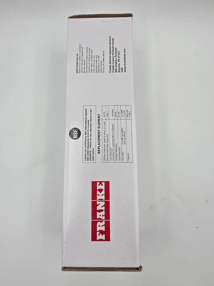 Franke FRX02 Undersink Water Filtration for FRX Canisters - Chlorine Removal DE  - Image 3 of 4