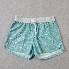 Under Armour HeatGear Shorts Girls YMD Teal Loose Geometric Running Workout