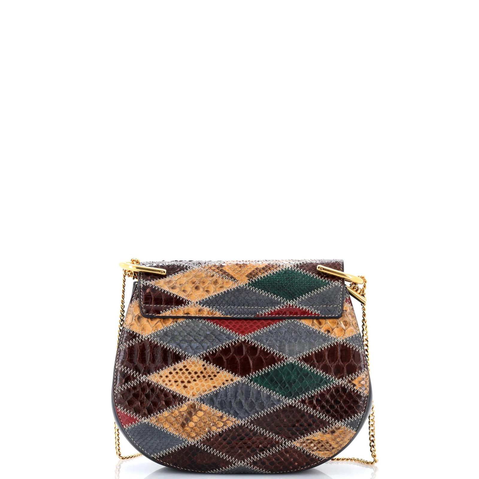 Chloe Drew Crossbody Bag Python Small - image 3