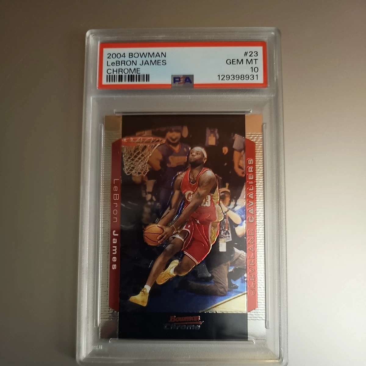 Bowman LeBron James Professional Sports Authenticator (PSA