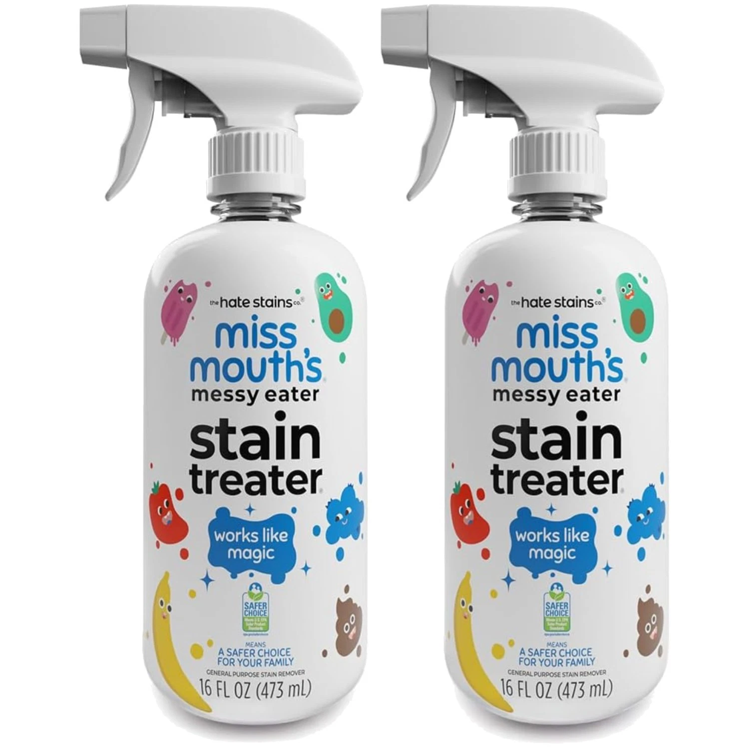 Miss Mouth's Stain Treater Spray - Baby Stain Remover Duo
Opens in a new window or tab