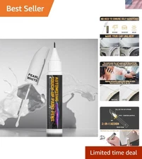 Car Scratch Remover Pen - Washable Pearl White Touch Up Paint (Gloss Finish)