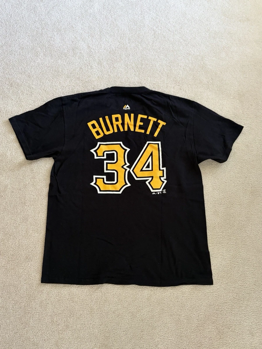 T-shirt MLB Pittsburgh Pirates Majestic - Homme - Noir - Taille XL - 100% Coton