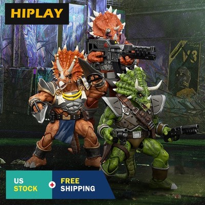 HIPLAY JOYTOY 1/18 TMNT-Captain Zorax & Adjutant Zork &Triceraton