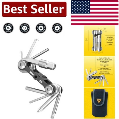 Elegant Mini 9 Multi-Tool: Essential 9-In-1 Tool for Every Cycling Adventure