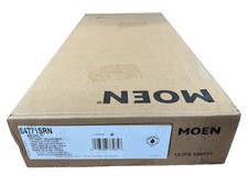 NEW Moen 84771SRN Revyl 1-Handle Bathroom Faucet Brushed Nickel W/Drain B54