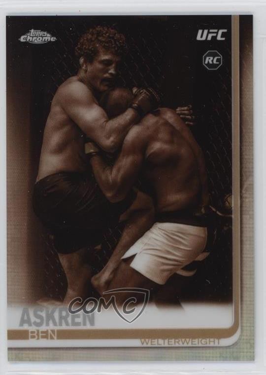 2019 Topps Chrome UFC Sepia Refractor Ben Askren #46 Rookie RC 0u2j