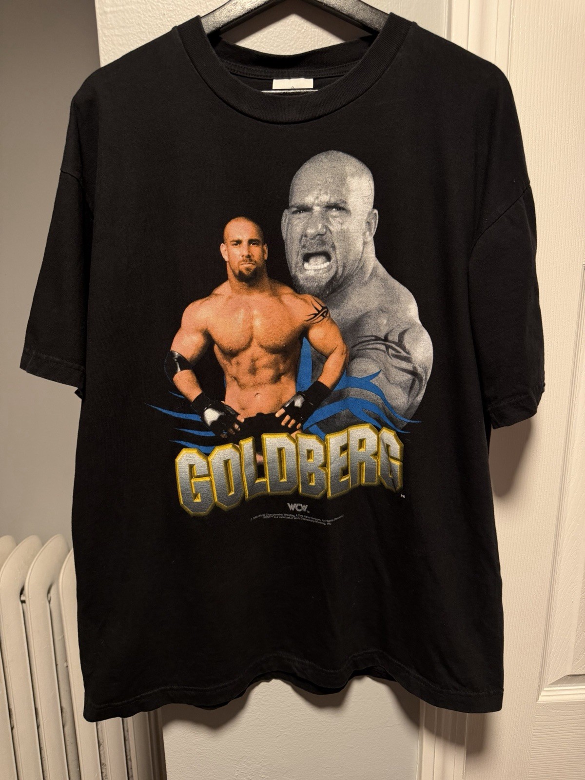 Vintage 1998 WCW Bill Goldberg T Shirt Size Men’s XL 