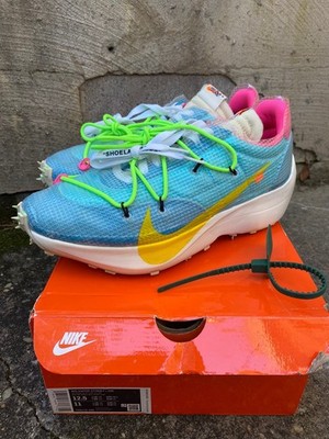 2019 Nike Off-White Vapor Street  Polarized Blue  Yellow Sail size 12.5W / 11M
