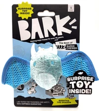 BarkBox Super Chewer Small Brrrtha The Dragon Durable Dog Chew Toy 8x3"