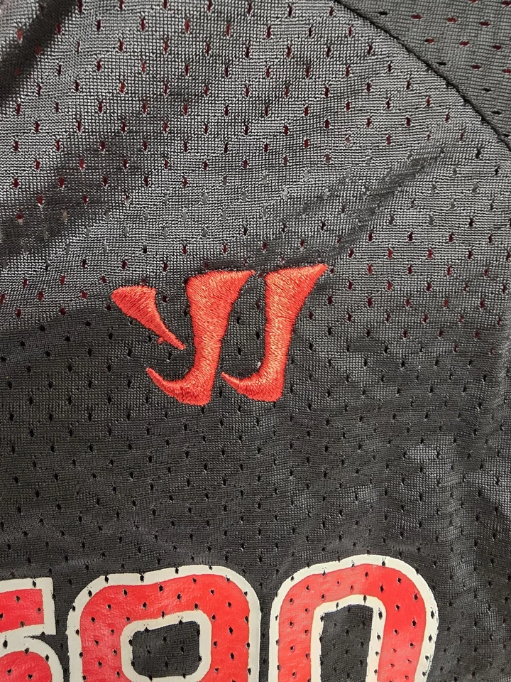 Camiseta Davidson Wildcats Para Hombres XL Negra Roja NCAA Baloncesto Guerrero Malla Número 5 Foto 4 de 4