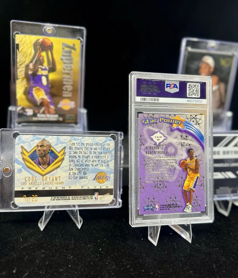 🐐🔥Kobe Bryant 5-Card Lot-PSA, Inserts, SPs, & Iconic Cards! Clean HOF Lakers - Image 4 of 4
