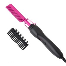 Hair Straightener Comb Matte Black