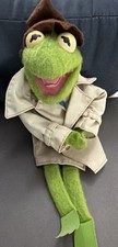 Fisher-Price Kermit the Frog Muppets Plush Doll Vintage 1981 MPN 857 Coat Hat