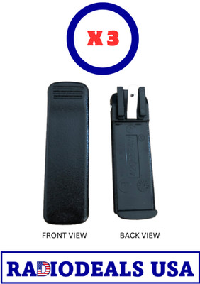 3 x Motorola Belt Clip for CP200 / CP200D / DEP450 / DEP1400 Radios - HLN8255B
