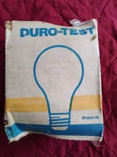 DURO-TEST VINTAGE NEW OLD STOCK, BLUE BULBS, SET OF 2